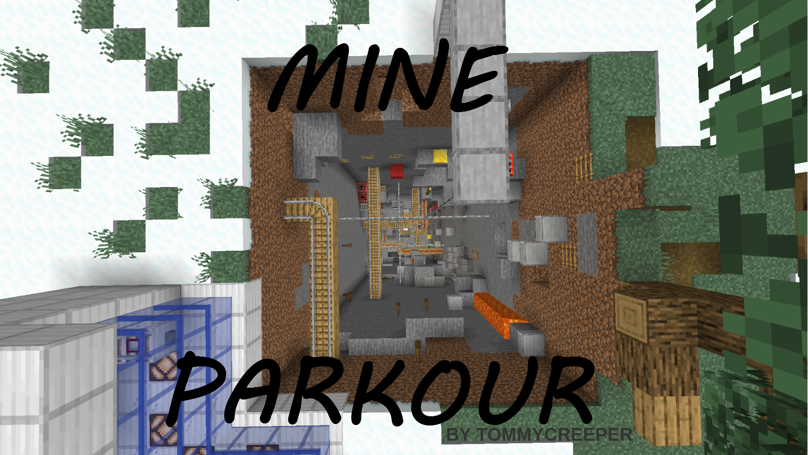 Herunterladen Mine Parkour zum Minecraft 1.15.2